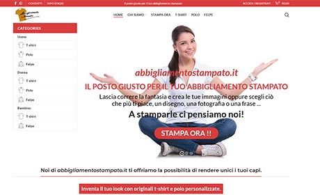 Sito web AbbigliamentoStampato