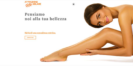 Sito Internet Per Centro Estetico Solarium A Bologna