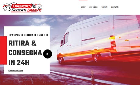 Sito web Trasporti Dedicati Urgenti