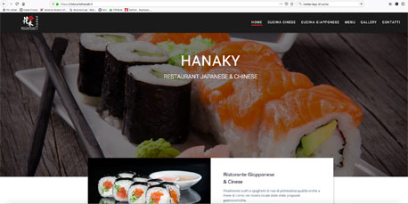 Sito Web Ristorante Giapponese Cinese